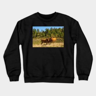 Italian Alpine Cows Crewneck Sweatshirt